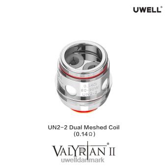 UWELL VALYRIAN 2 udskiftningsspoler (2-pak) un2 dual mesh 0,14ohm RXP0J29 UWELL E Cigarette